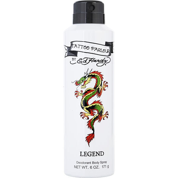 Ed Hardy Tattoo Parlour Legend Deodorant Body Spray 6 oz