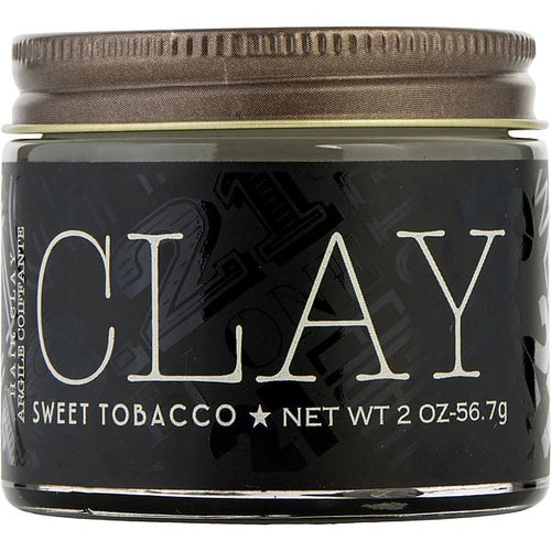 18.21 Man Made Hair Clay Sweet Tobacco 2 oz