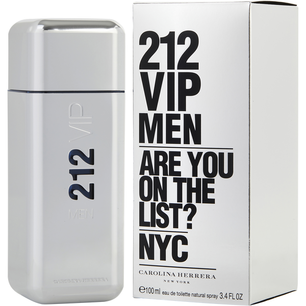 212 Vip Eau De Toilette Spray (New Packaging) 3.4 oz