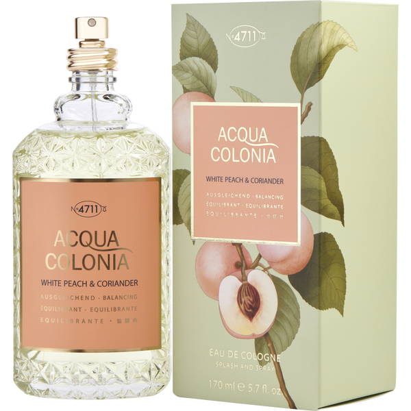 4711 Acqua Colonia White Peach & Coriander Eau De Cologne Spray 5.7 oz