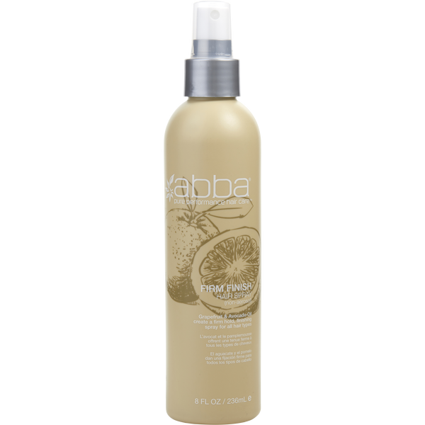 Abba Firm Finish Hair Spray Non Aerosol (New Packaging) 8 oz