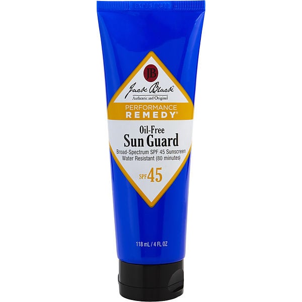 Jack Black Sunscreen Sun Guard Oil-Free Very Water/ Sweat Resistant Sunscreen Spf 45 118ml/4oz