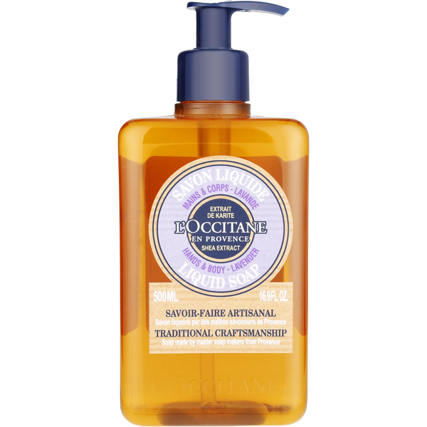 L'Occitane Lavender Liquid Soap For Hands & Body 500ml/16.9oz