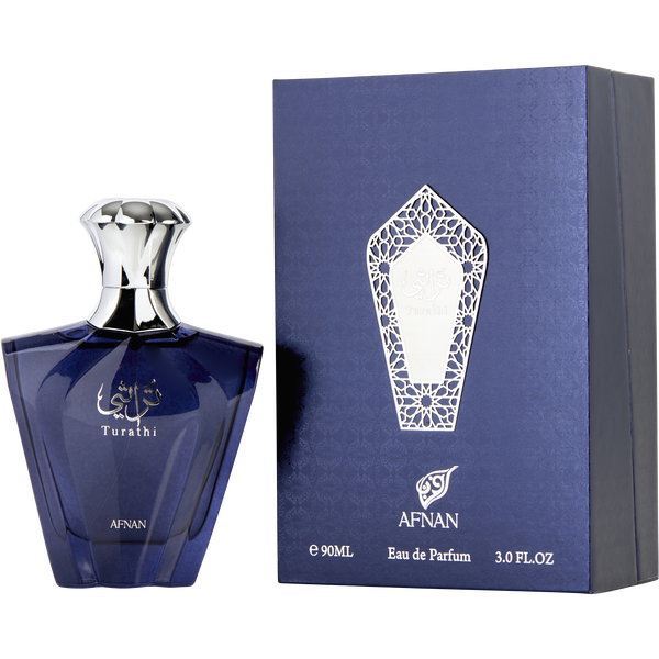 Afnan Turathi Blue Eau De Parfum Spray 3 oz