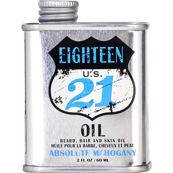 18.21 Man Made Beard, Hair, And Skin Oil Absolute Mahogany 2 oz