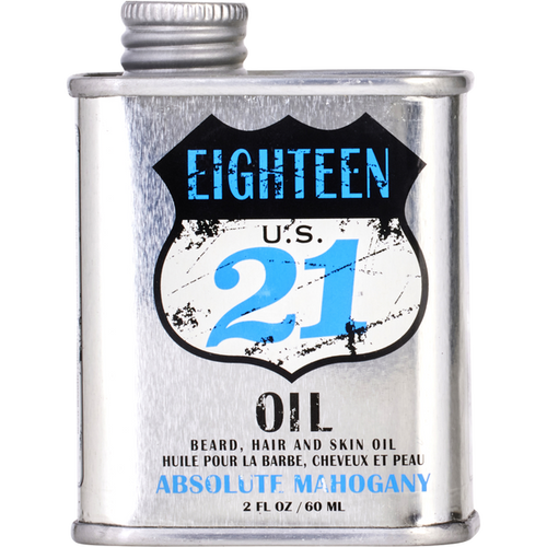 18.21 Man Made Beard, Hair, And Skin Oil Absolute Mahogany 2 oz