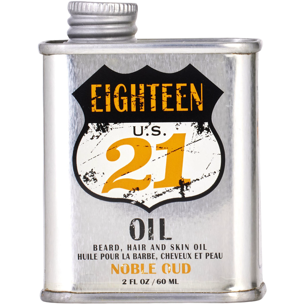 18.21 Man Made Beard, Hair, And Skin Oil Noble Oud 2 oz