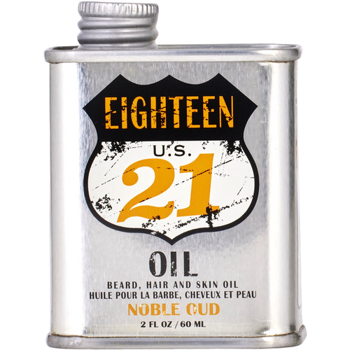 18.21 Man Made Beard, Hair, And Skin Oil Noble Oud 2 oz