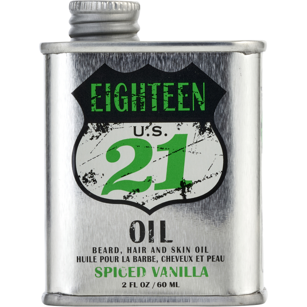 18.21 Man Made Beard, Hair, And Skin Oil Spiced Vanilla 2 oz