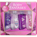 Body Fantasies Variety 4 Piece Set With Japanese Cherry Blossom & Fresh White Musk & Twilight Mist & Sweet Sunrise And All Are Body Spray 1.7 oz