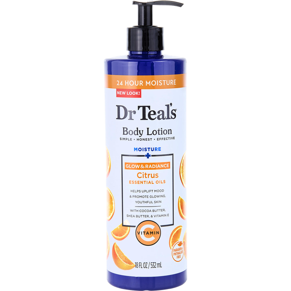 Dr. Teal's Body Lotion - Moisture+ Vitamin C & Essential Oils 532ml/18oz