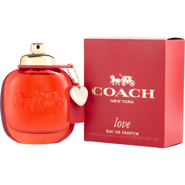 Coach Love Eau De Parfum Spray (Red Packaging) 3 oz