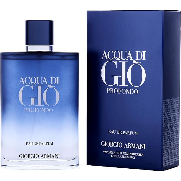 Acqua di Gio Profondo Eau De Parfum Spray Refillable 3.3 oz