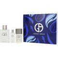 Acqua Di Gio Eau De Toilette Spray 3.4 oz & Alcohol Free Deodorant Stick 2.6 oz & Eau De Toilette Spray 0.5 oz