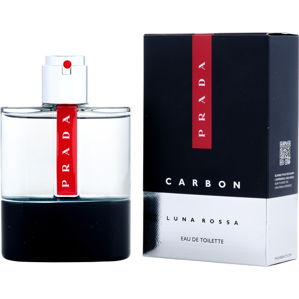 Prada Luna Rossa Carbon Eau De Toilette Refillable Spray 3.4 oz