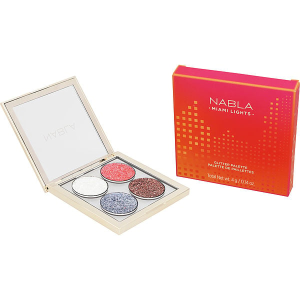 Nabla Miami Lights Glitter Palette (4 Colors) 4g/0.14oz