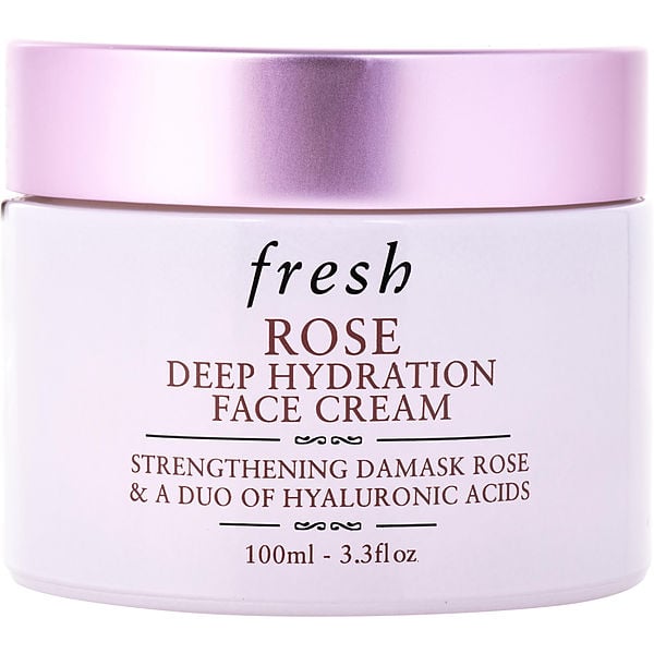 Fresh Rose Deep Hydration Face Cream W/Damask Rose & Hyaluronic Acids 100ml/3.3oz