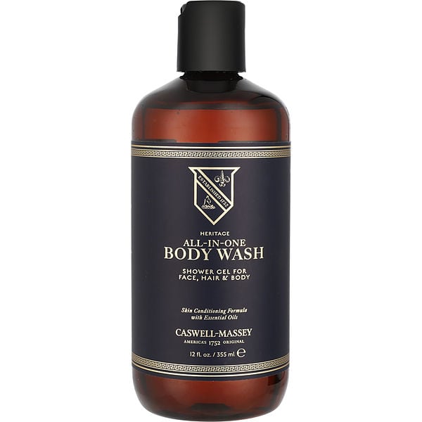 Caswell-Massey Heritage All-In-One Shower Gel For Face, Hair & Body 355ml/12oz