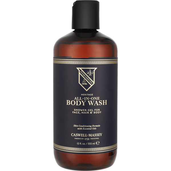 Caswell-Massey Heritage All-In-One Shower Gel For Face, Hair & Body 355ml/12oz