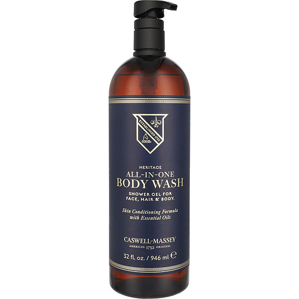 Caswell-Massey Heritage All-In-One Shower Gel For Face, Hair & Body 355ml/12oz