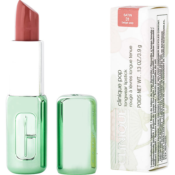 Clinique Clinique Pop Longwear Satin Lipstick # 31 Beige Pop