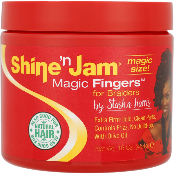 Shine 'N Jam Magic Fingers Gel For Braiders 16 oz
