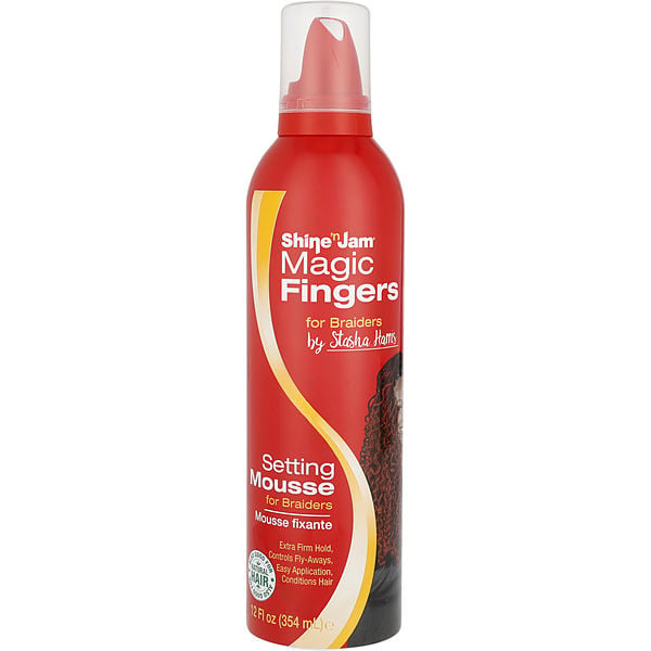 Shine 'N Jam Magic Fingers Setting Mousse For Braiders 12 oz